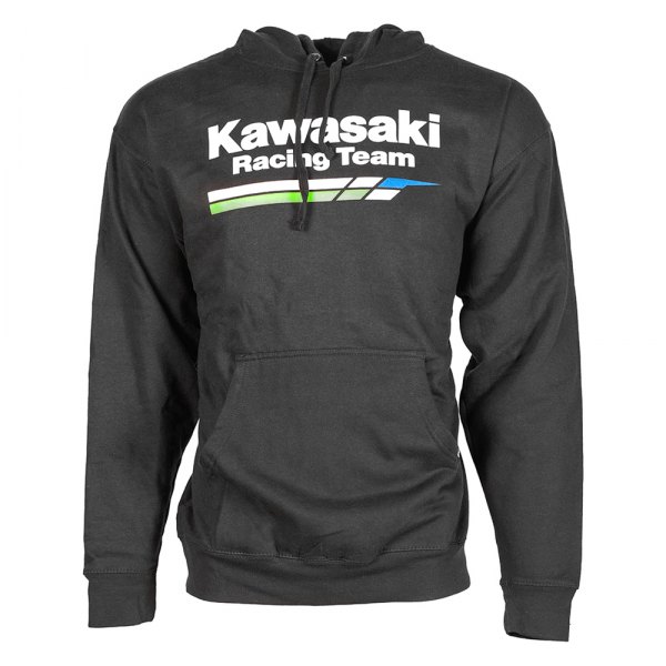 Factory Effex® - Kawasaki Racing Men's Pullover Hoody (Large, Black)