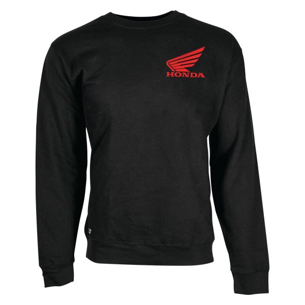 Factory Effex® - Honda Crew Men's Sweatshirt (Medium, Black)
