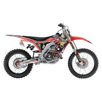 Factory Effex® - FX 2016 Rockstar Style Complete Shroud/Trim/Lower Fork Graphic Kit