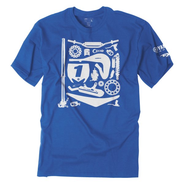 Factory Effex® - Yamaha Dissection Youth T-Shirt (Medium, Blue)