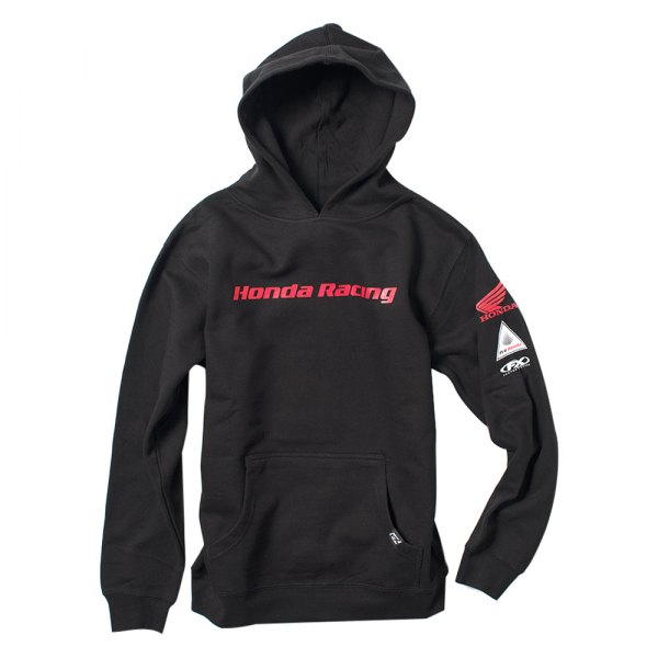 Factory Effex® - Honda Racing Youth Pullover Hoody (Small, Black)