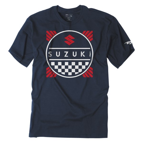 Factory Effex® - Suzuki Title Youth T-Shirt (Medium, Navy)