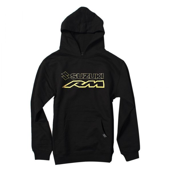 Factory Effex® - Suzuki RM Youth Pullover Hoodie (Small, Black)