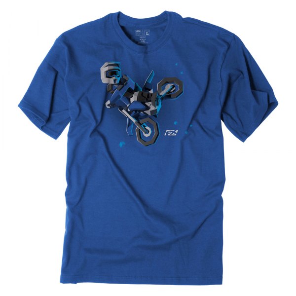 Factory Effex® - FX Moto Kids Blue T-Shirt (Large, Blue)