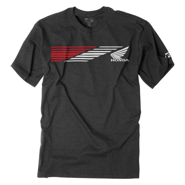 Factory Effex® - Honda Speed Men's T-Shirt (Medium, Heather Charcoal)