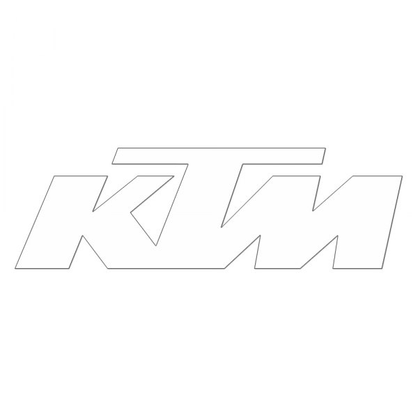 Factory Effex® - KTM Style White Window Die-Cut Sticker