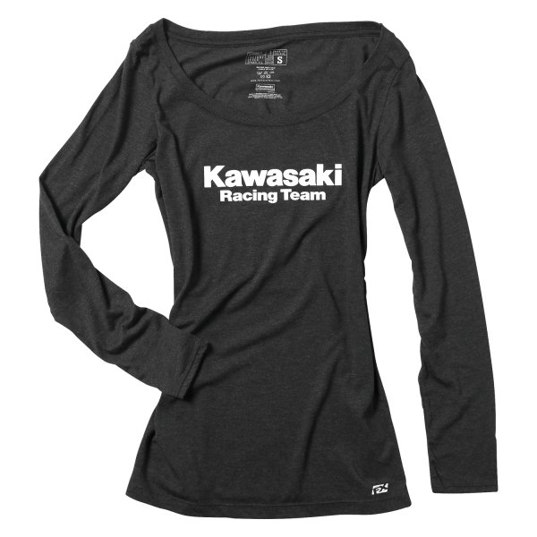Factory Effex® - Kawasaki Racing Women's Long Sleeve T-Shirt (Medium, Black)