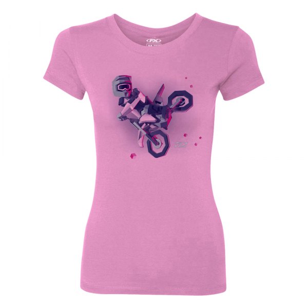 Factory Effex® - FX Moto Kids Girl's T-Shirt (Medium, Pink)
