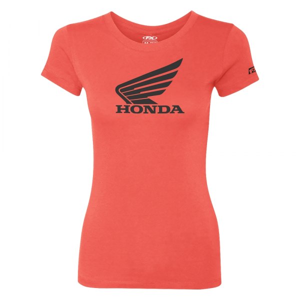 Factory Effex® - Honda Wing Women's T-Shirt (Large, Vintage Red)