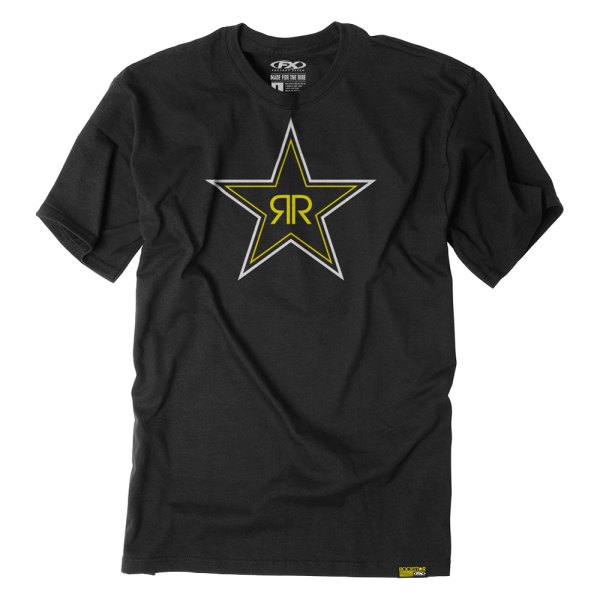 Factory Effex® - Rockstar Blackstar Men's T-Shirt (Large, Black)