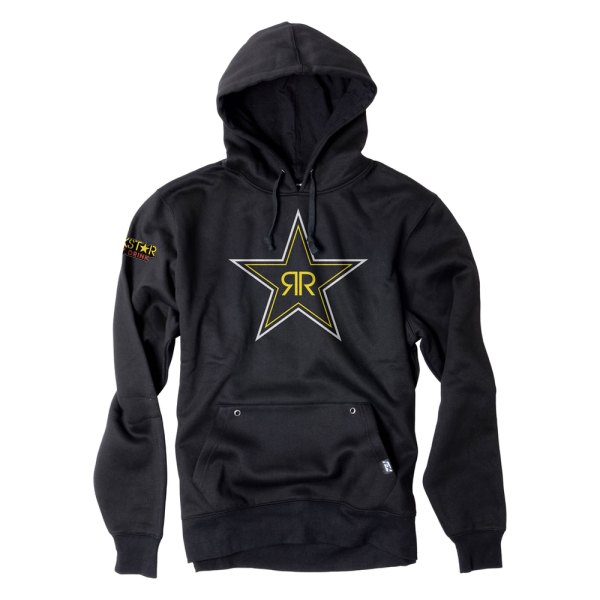 Factory Effex® - Rockstar Blackstar Men's Pullover Hoody (X-Large, Black)
