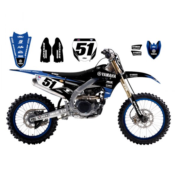 Factory Effex® - 2019 Factory Yamaha Style Complete Graphic Kit