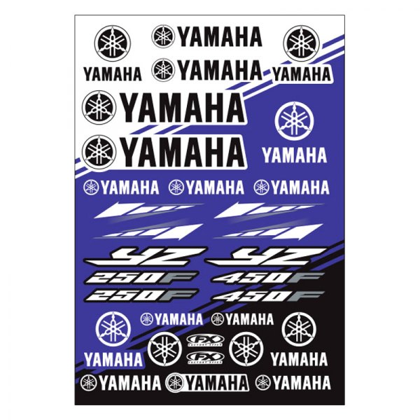 Factory Effex® - Yamaha YZ Style OEM Sticker Sheet