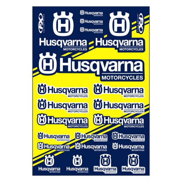 Factory Effex® - Husqvarna Style OEM Sticker Sheet