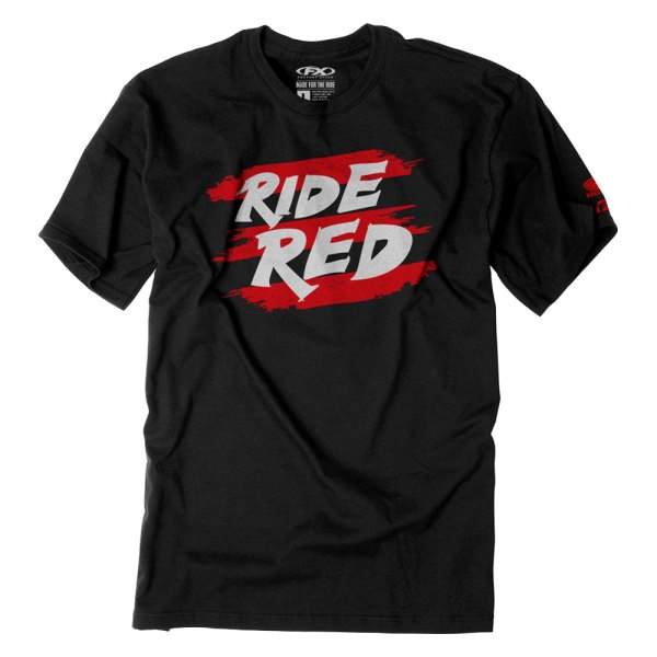 Factory Effex® - Honda Ride Red Stripes Youth T-Shirt (Medium, Black)