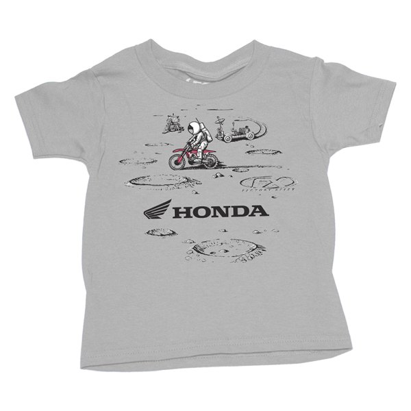 Factory Effex® - Honda Lunar Toddler Youth T-Shirt (2 (Tall), Heather Gray)