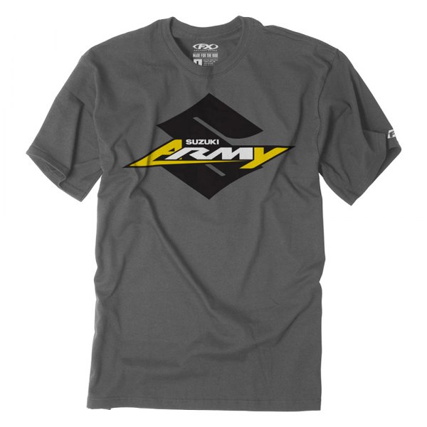 Factory Effex® - Suzuki Army Youth T-Shirt (Medium, Charcoal)