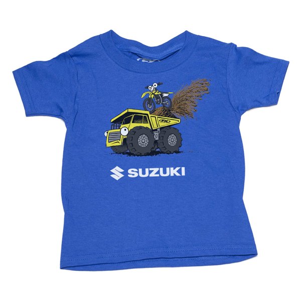 Factory Effex® - Suzuki Earthmover Toddler Youth T-Shirt (2 (Tall), Royal)