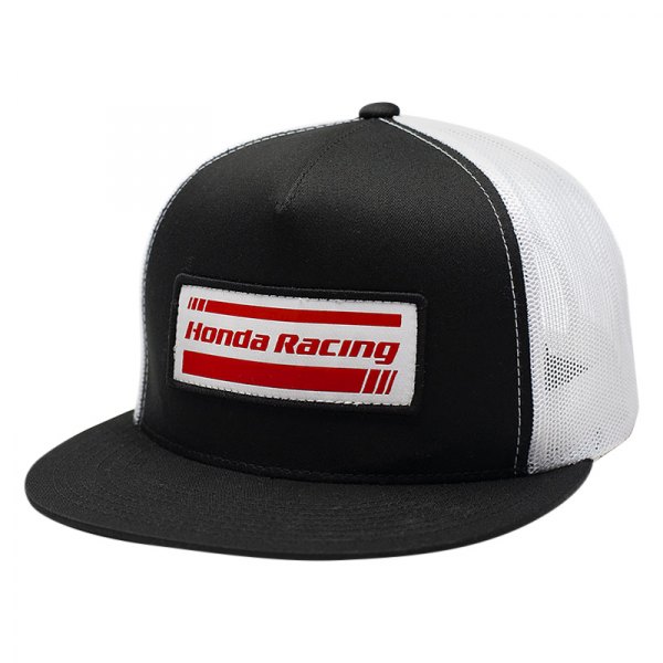 Factory Effex® - Honda Racing Snapback Hat (One Size, Black/White)