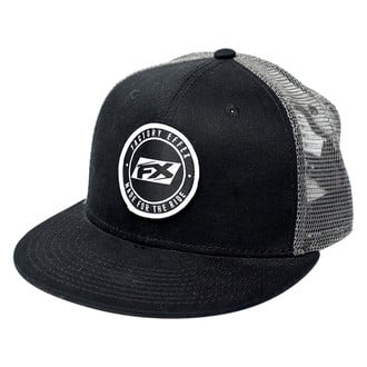 Factory Effex® 22-86704 - FX Statement Snapback Hat (One Size, Black/Gray)