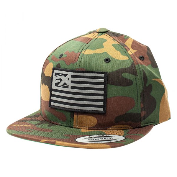 Factory Effex® - F Flag Snapback Hat (One Size, Camo)