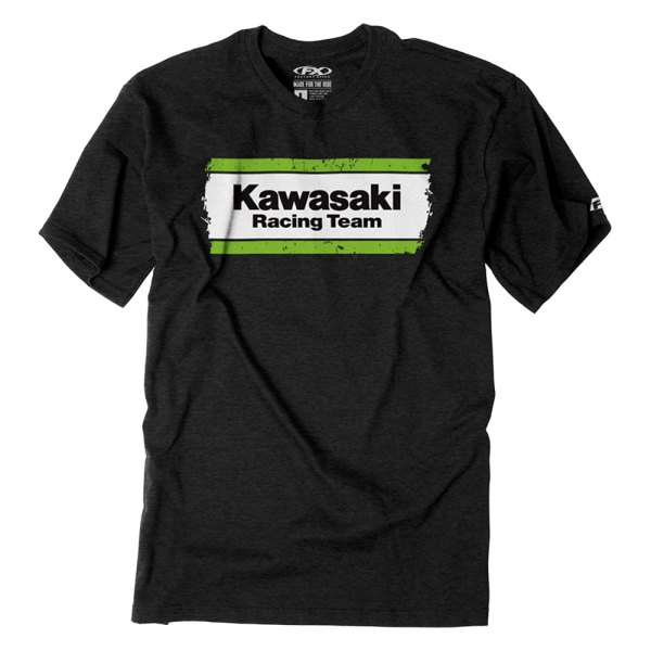 Factory Effex® - Kawasaki Legend Men's T-Shirt (2X-Large, Heather Charcoal)