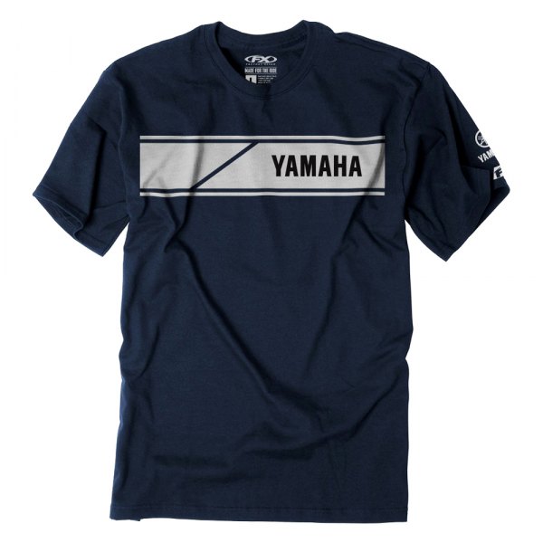 Factory Effex® - Yamaha Speed Block Men's T-Shirt (Medium, Navy)