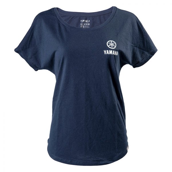 Factory Effex® - Yamaha Tuning Fork Women's T-Shirt (Small, Navy)