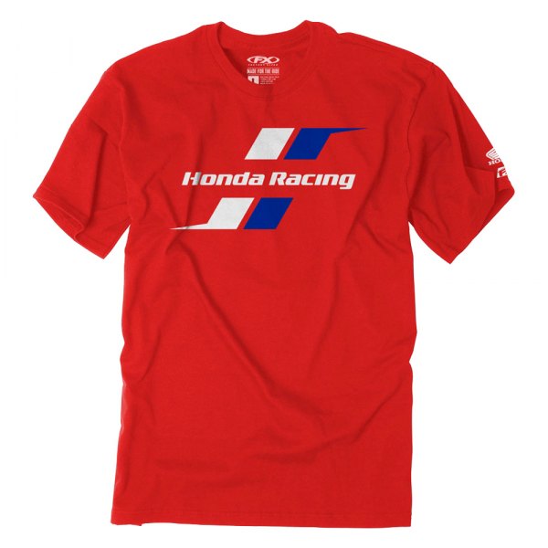 Factory Effex® - Honda Stripes Men's T-Shirt (Medium, Red)