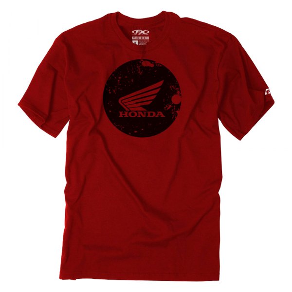 Factory Effex® - Honda Circle Men's T-Shirt (Large, Cardinal)