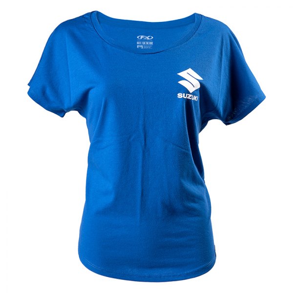 Factory Effex® - Suzuki Icon Women's T-Shirt (Medium, Royal)
