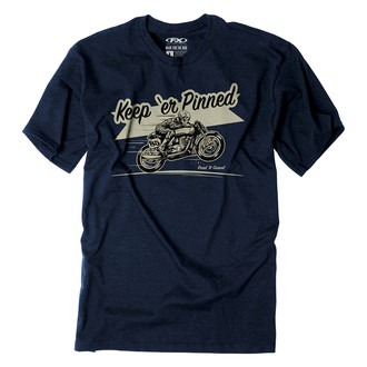 Factory Effex® - FX Keep'Er Pinned Men's T-Shirt (2X-Large, Heather Navy)
