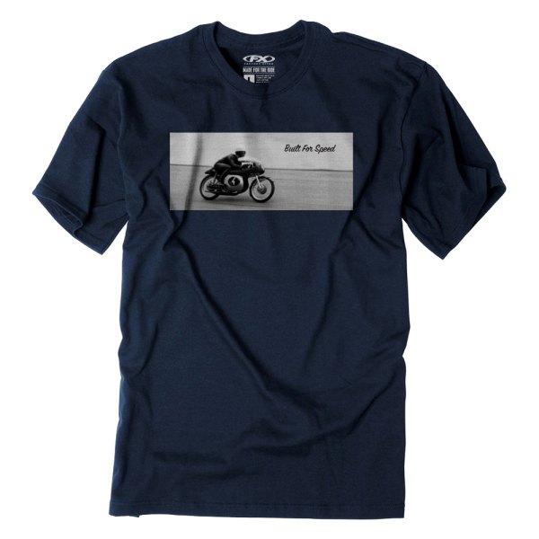 Factory Effex® - FX Built For Speed Men's T-Shirt (Large, Navy)