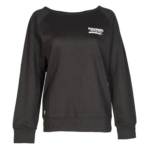 Factory Effex® - Kawasaki Crew Women's Sweatshirt (Small, Heather Charcoal)