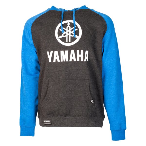 Factory Effex® - Yamaha Stack Pullover Hoody (Large, Charcoal/Royal)