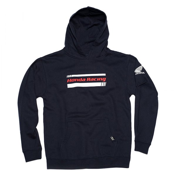 Factory Effex® - Honda Stripes Youth Pullover Hoody (Large, Navy)
