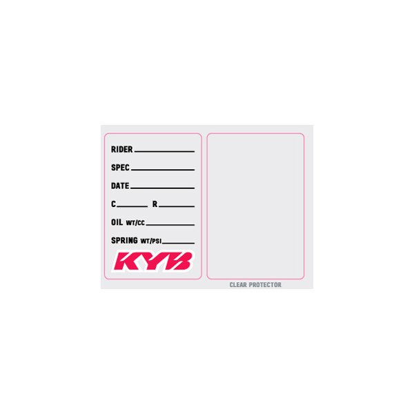 Factory Effex® - KYB Style Suspension Spec Stickers