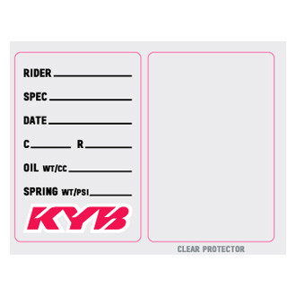 Factory Effex® - KYB Style Suspension Spec Stickers