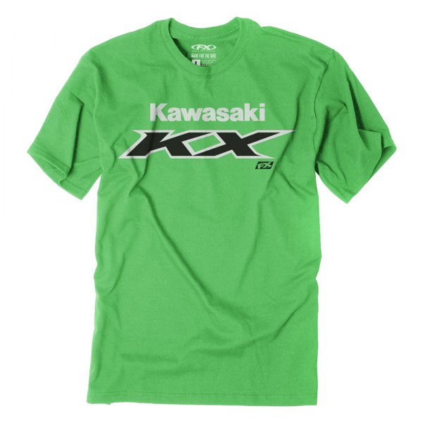 Factory Effex® - Lifestyle Kawasaki KX Youth T-Shirt (Small, Green)