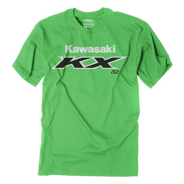 Factory Effex® - Lifestyle Kawasaki KX Youth T-Shirt (Medium, Green)