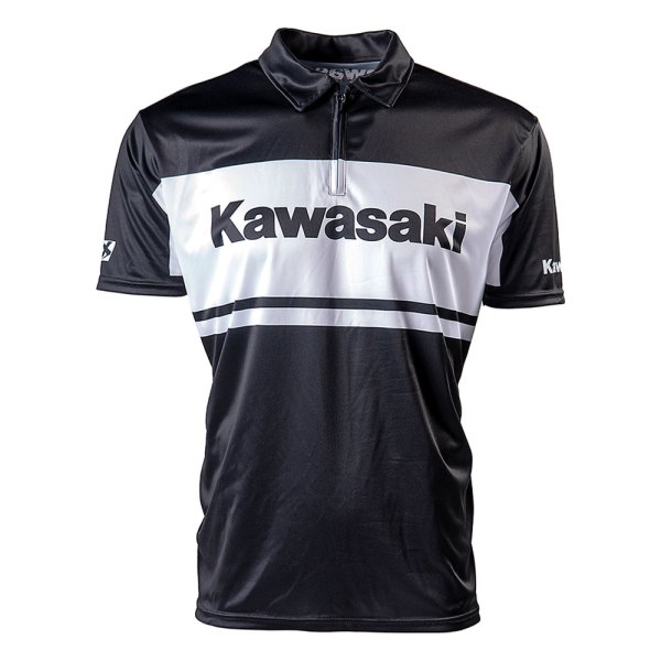 Factory Effex® - Lifestyle Kawasaki Team Pit Men's T-Shirt (2X-Large, Black/White)
