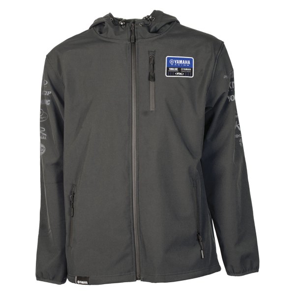 Factory Effex® - Lifestyle Yamaha Racewear Men's Windbreaker Jacket (Medium, Black)