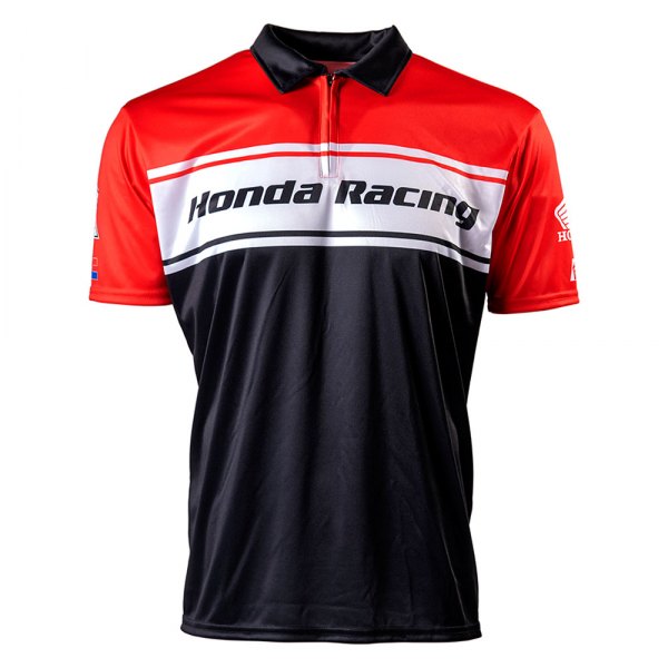 Factory Effex® - Lifestyle Honda Team Pit Men's T-Shirt (Large, Red/Black)