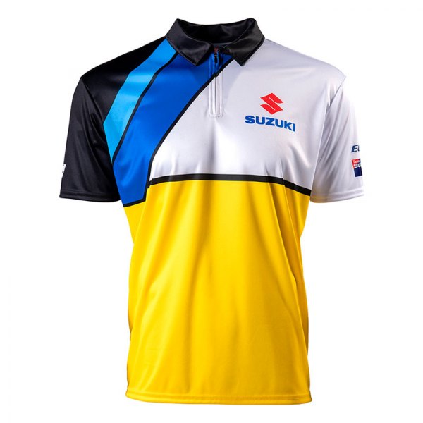 Factory Effex® - Lifestyle Suzuki Team Pit Men's T-Shirt (Medium, Yellow/Black)