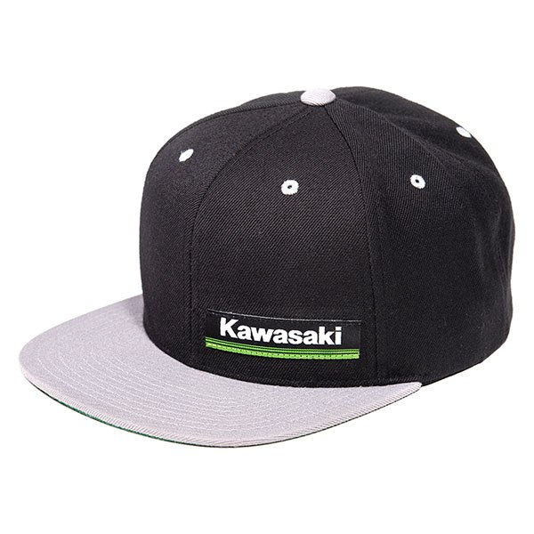 Factory Effex® - Lifestyle Kawasaki Wedge Men's Hat (Black/Gray)