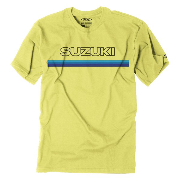 Factory Effex® - Suzuki Throwback T-Shirt (X-Large, Yellow)