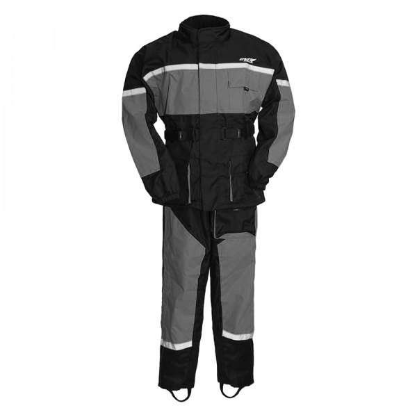 First Manufacturing® - Ripstop Breathable Men's Rain Suit (7X-Large, Gray)