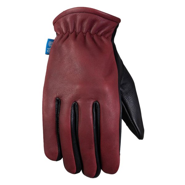 First Manufacturing® - Born Free Roper Men's Gloves (Small, Oxblood/Black)