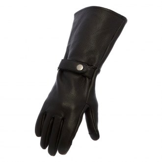 Women's Fingerless Leather Motorcycle Gloves With Studs Design - SKU  8296-00-UN