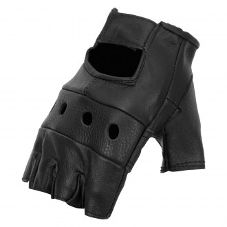 Women's Perforated Fingerless Glove - Chic and Functional